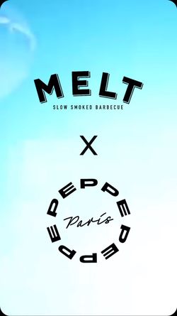Logo MELT DELI Les Halles, barbecue texan à Paris, spécialisé dans la viande fumée et le pulled pork