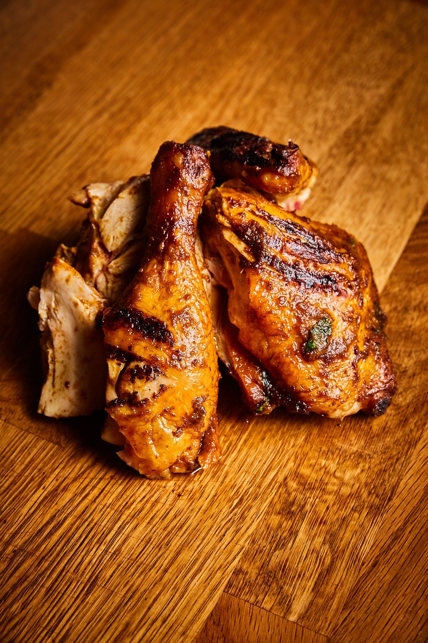 Tender brisket cut from a smoked joint, highlighted with a rich, dark bark.